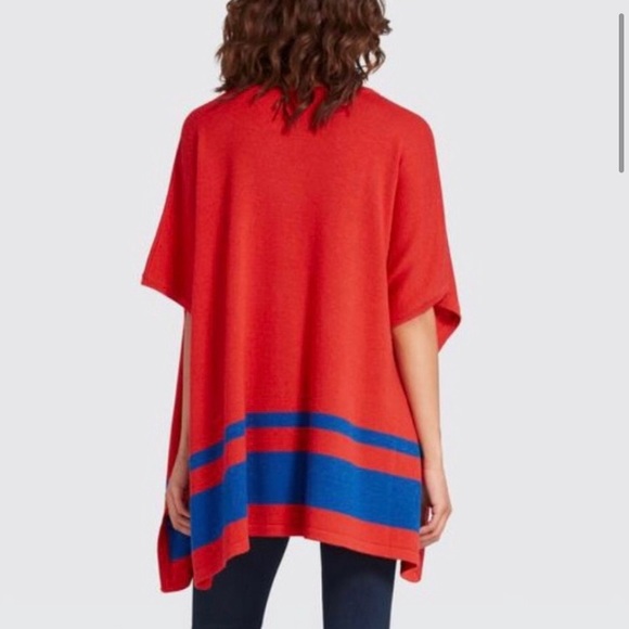 NWT Draper James Game Day Poncho - Picture 2 of 5